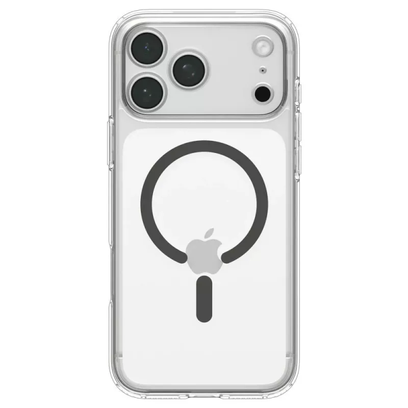 Capa Spigen Ultra Hybrid MagSafe para iPhone 17 Pro Max / 18 Pro Max – transparente/grafite