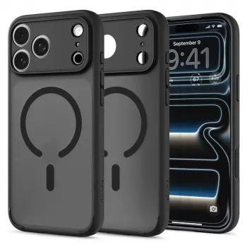 Capa SPIGEN Ultra Hybrid MagSafe iPhone 17 Pro Max / 18 Pro Max Frost preto