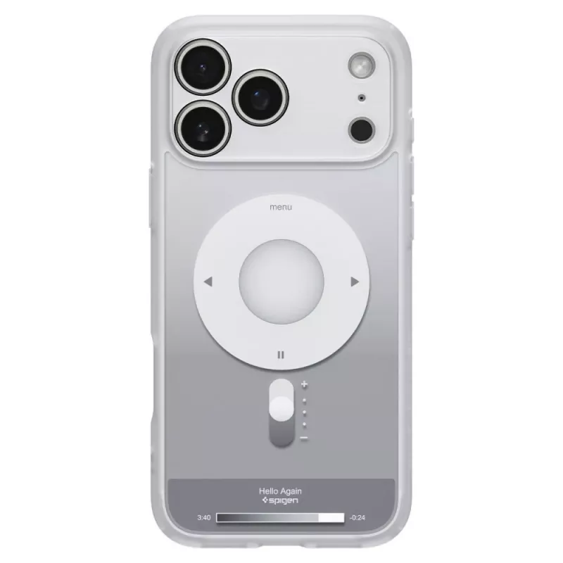 Capa Spigen Ultra Hybrid MagSafe para iPhone 17 Pro Max / 18 Pro Max – Classic Silver
