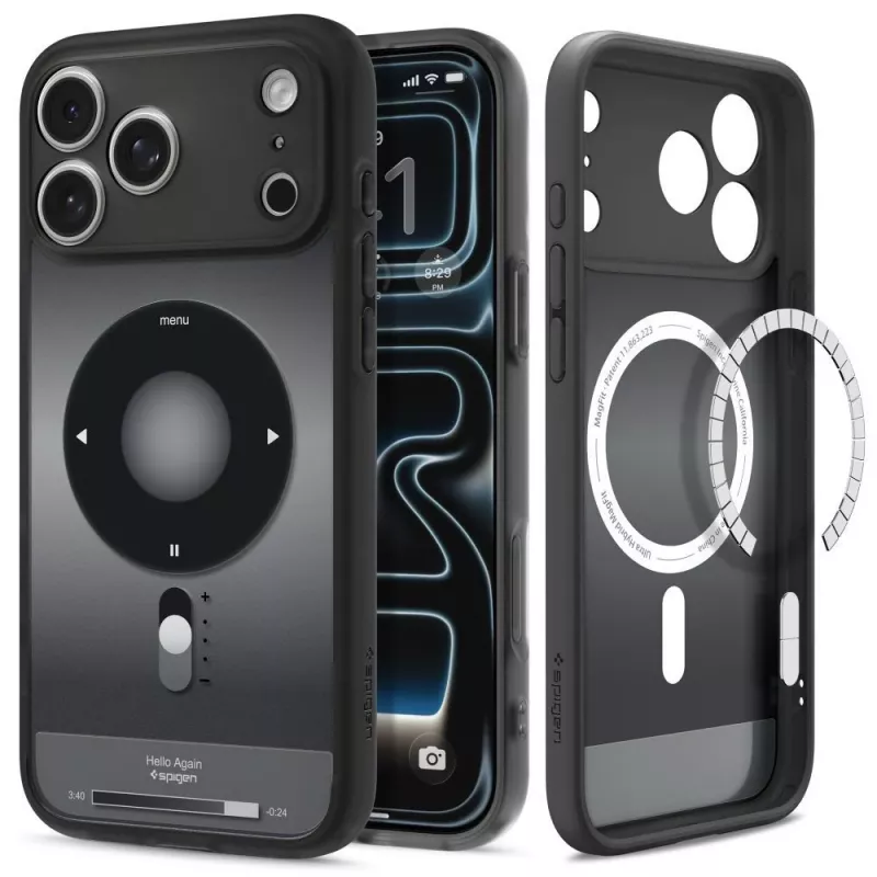 Spigen Ultra Hybrid MagSafe capa para iPhone 17 Pro Max / 18 Pro Max - Classic Black