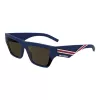 Óculos de sol unissexo Karl Lagerfeld KL6163S-401, armação preta, lentes cinzentas, 59/17/145 mm