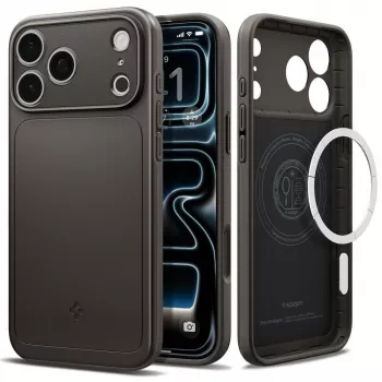 Capa Spigen Thin Fit MagSafe para iPhone 17 Pro / 18 Pro – Gunmetal