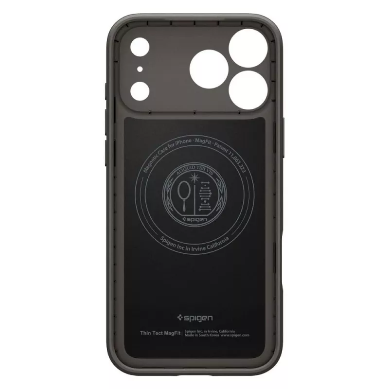 Capa Spigen Thin Fit MagSafe para iPhone 17 Pro / 18 Pro – Gunmetal