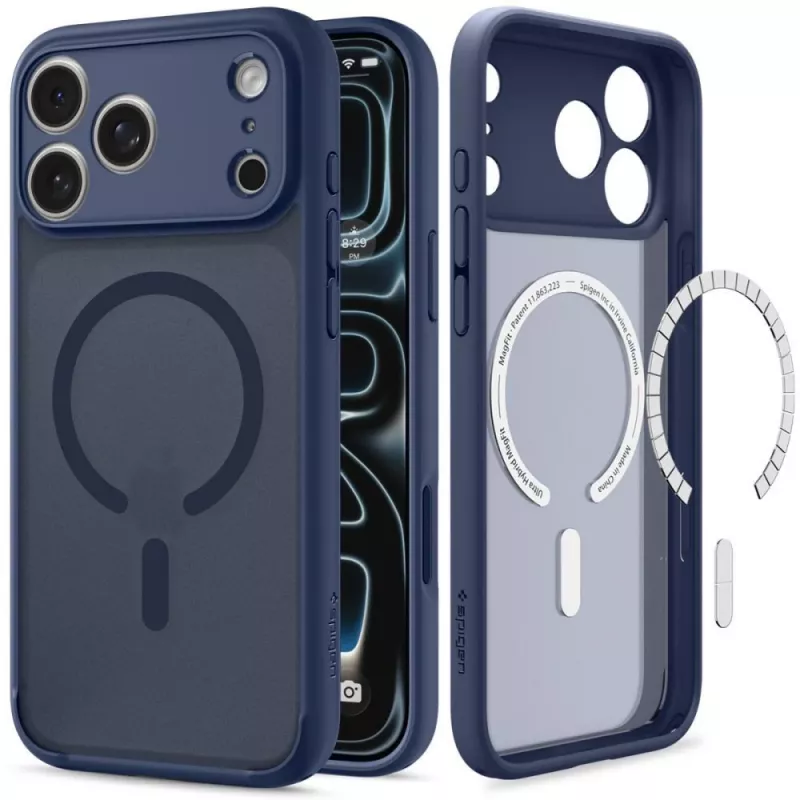 SPIGEN Ultra Hybrid MagSafe iPhone 17 Pro Max / 18 Pro Max Frost azul-escuro