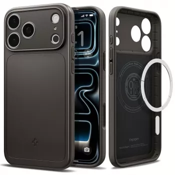 Capa Spigen Thin Fit MagSafe para iPhone 17 Pro Max / 18 Pro Max - Gunmetal