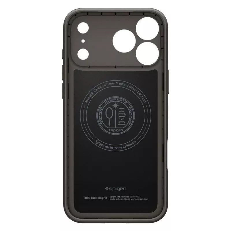 Capa Spigen Thin Fit MagSafe para iPhone 17 Pro Max / 18 Pro Max - Gunmetal