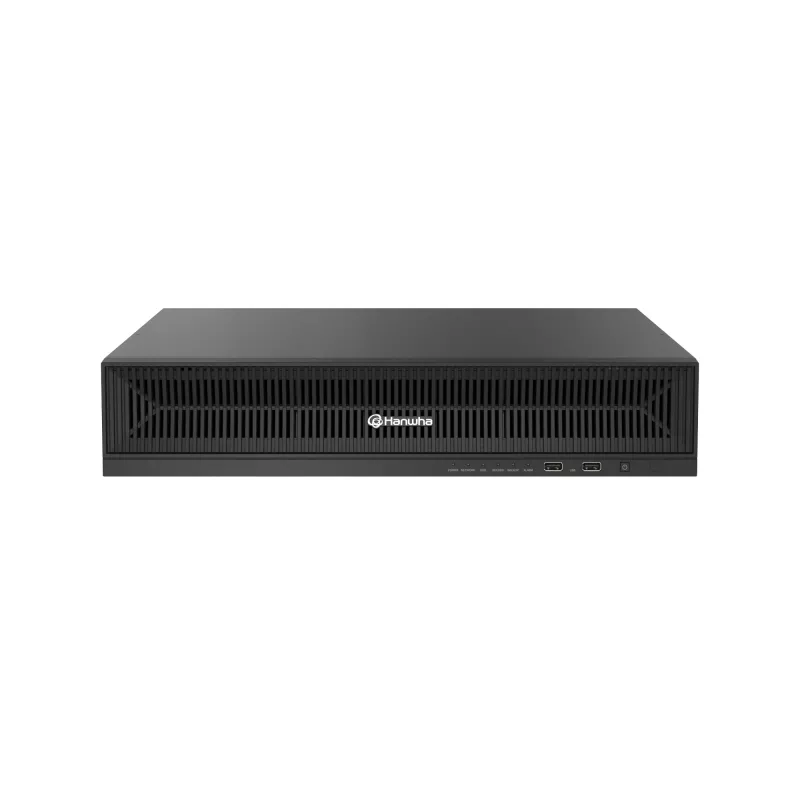 NVR 4K UHD de 32 canais Hanwha Vision XRN-3220B2, 8 baías, RAID 5/6, 400 Mbps