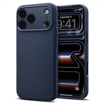 Capa Spigen Liquid Air para iPhone 18 Pro Max / 17 Pro Max - Navy Blue