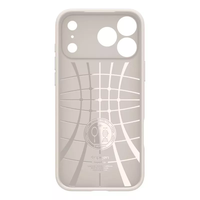 Capa Spigen Liquid Air iPhone 17 Pro Max / 18 Pro Max Natural Titanium
