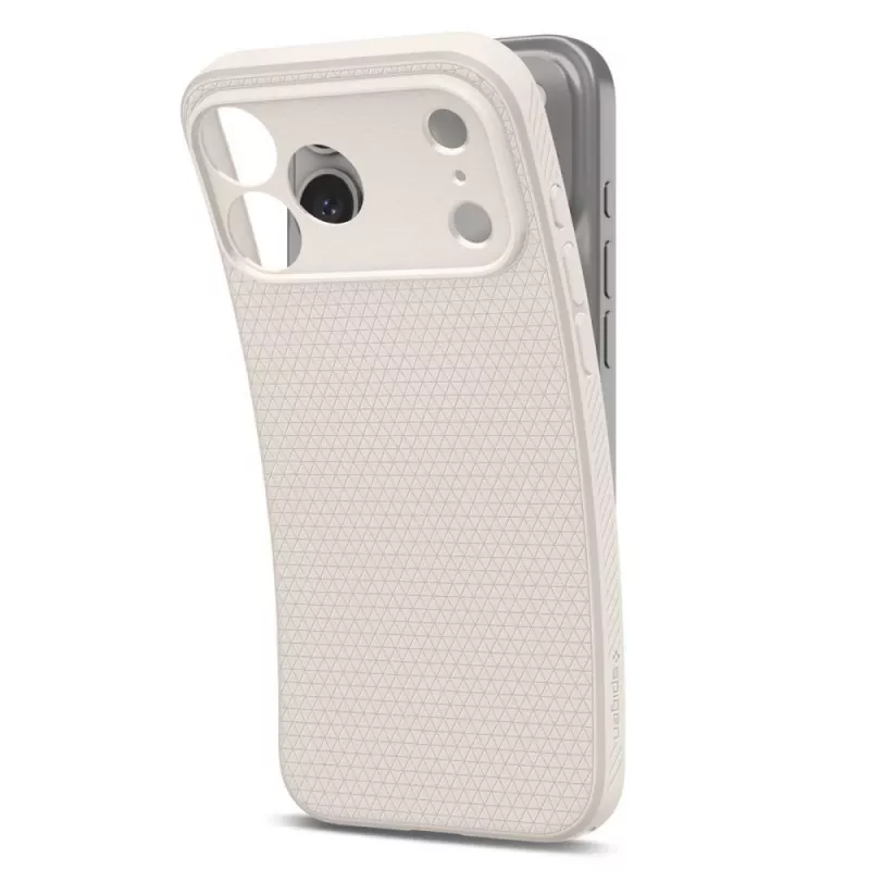 Capa Spigen Liquid Air iPhone 17 Pro Max / 18 Pro Max Natural Titanium