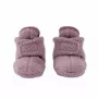 Sapatos de bebé Lodger Slipper Teddy, rosa, 0-3 meses, antiderrapantes, polar, unissexo