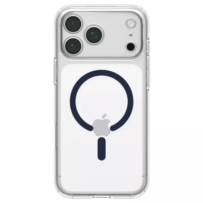 Capa Spigen Ultra Hybrid MagSafe para iPhone 17 Pro Max / 18 Pro Max - transparente/azul-escuro