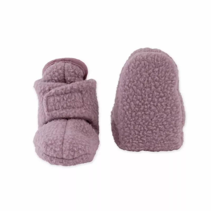 Sapatos de bebé Lodger Slipper Teddy, rosa, 3-6 meses