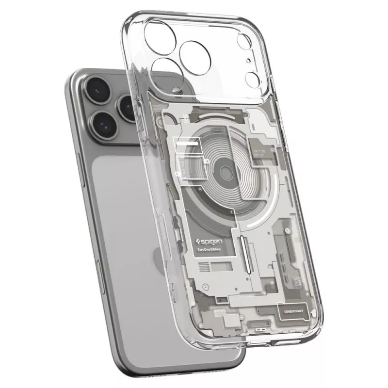 SPIGEN Ultra Hybrid MagSafe iPhone 17 Pro Max / 18 Pro Max Zero One Natural Titanium