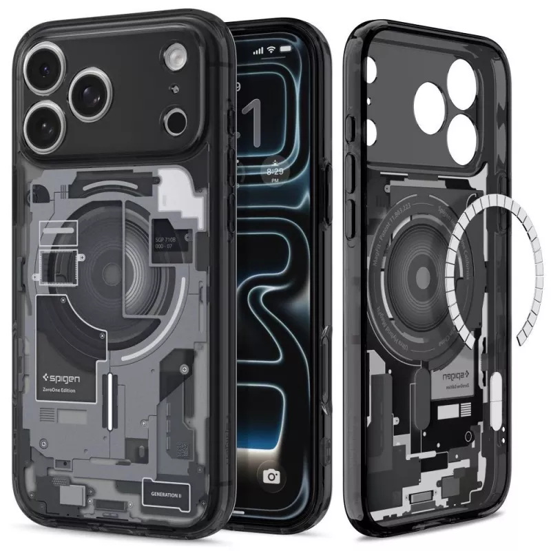 SPIGEN Ultra Hybrid MagSafe iPhone 17 Pro Max / 18 Pro Max Zero One preto