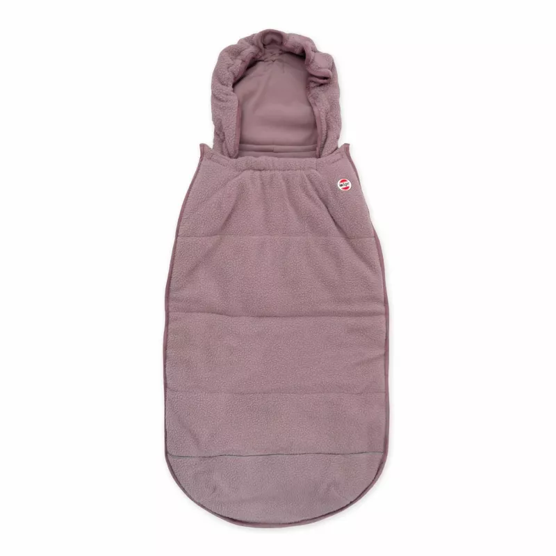 Saco-cama para todas as estações Lodger Mini BunkerTeddy para assentos de automóvel, rosa