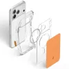 Capa Spigen Ultra Hybrid T Mag MagSafe para iPhone 17 Pro Max / 18 Pro Max – Laranja brilhante