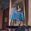 Capa de sereia Souza! Lorelie 3-4 anos Azul