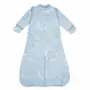 Saco de dormir para bebé Lodger Hopper Matcha Turtle com mangas removíveis, Blue Fogg, 50/62