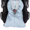 Saco de dormir para bebé Lodger Hopper Matcha Turtle com mangas removíveis, Blue Fogg, 50/62