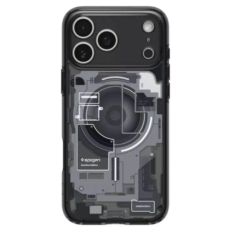 Capa Spigen Ultra Hybrid MagSafe iPhone 17 Pro / 18 Pro Zero One Preto