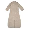 Saco de dormir para bebé Lodger Hopper Matcha Turtle com mangas removíveis, Bege, 68-80 cm