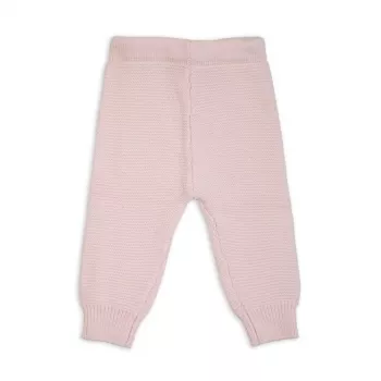 Calças de bebé Lodger Jooger Knit Merino, Tan, Tamanho 62