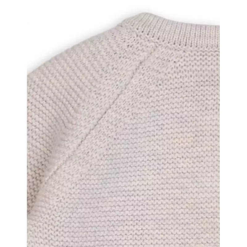 Casaco de bebé Lodger Topper Knit Merino, Birke, Tamanho 56