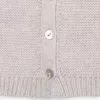 Casaco de bebé Lodger Topper Knit Merino, Birke, Tamanho 56