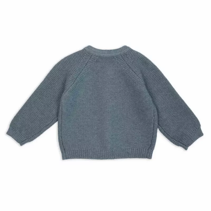 Casaco de bebé Lodger Topper Knit Merino, Dragonfly, Tamanho 68