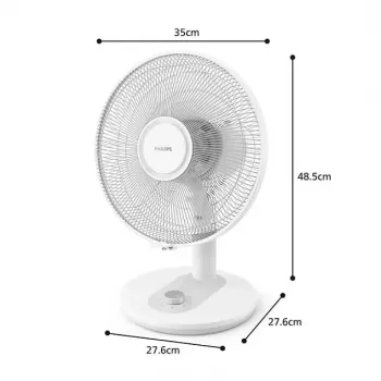 Ventilador de mesa Philips 1000 Series, Branco