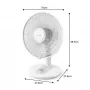 Ventilador de mesa Philips 1000 Series, Branco