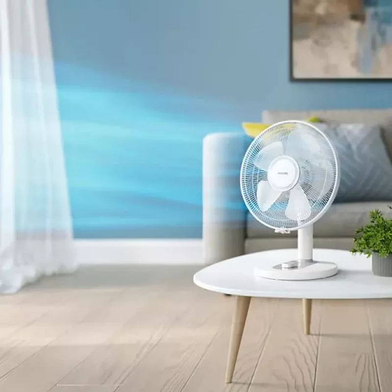Ventilador de mesa Philips 1000 Series, Branco