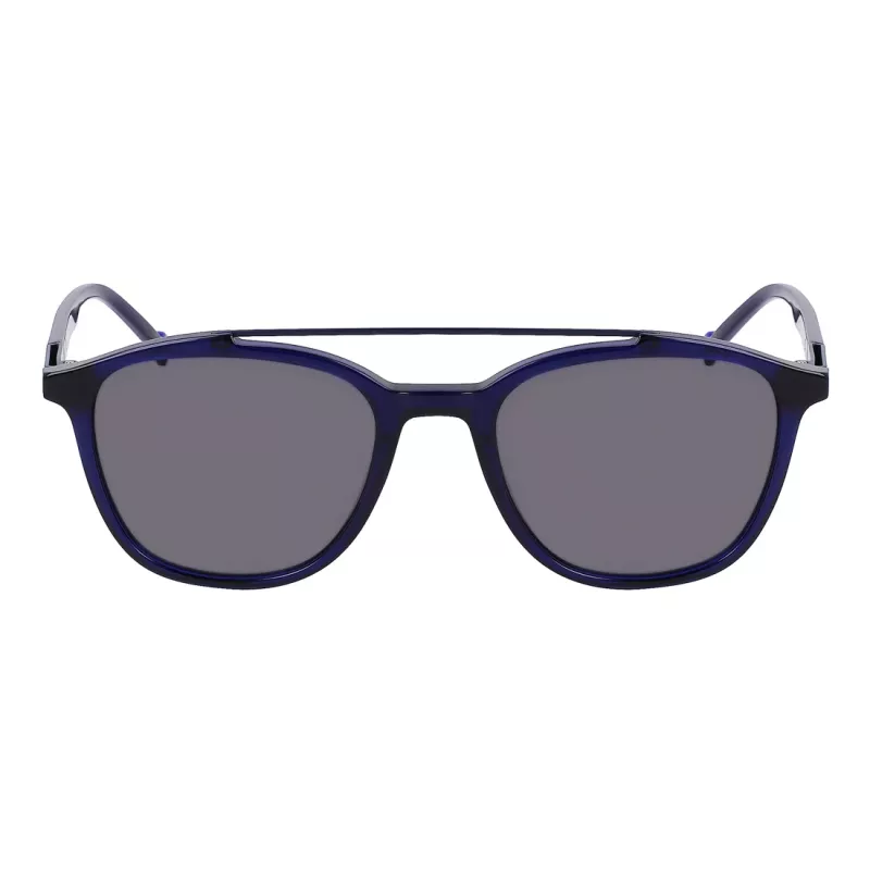 Óculos de sol retangulares de homem ZEISS ZS22518S-415, Preto/Cinzento, 52-20-145