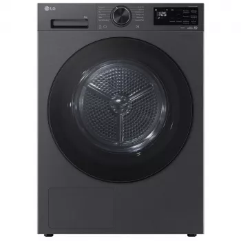 Máquina de secar roupa com bomba de calor LG RT80X7B 8 kg com AI Dry, A+++, ecrã tátil LED, Wi-Fi