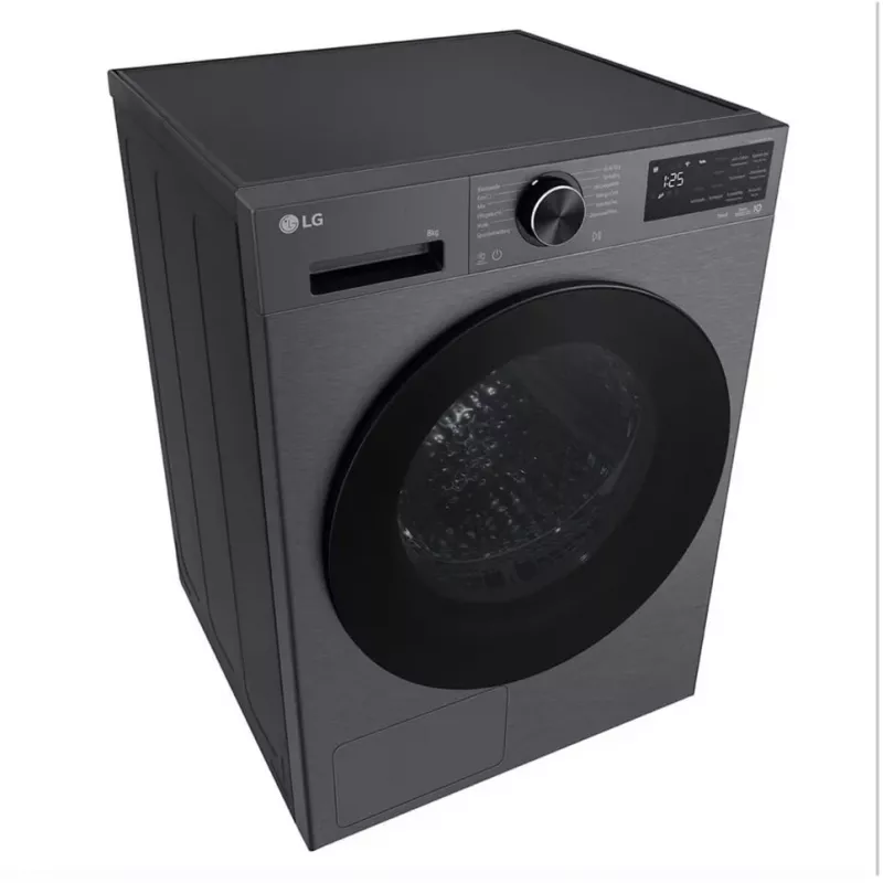 Máquina de secar roupa com bomba de calor LG RT80X7B 8 kg com AI Dry, A+++, ecrã tátil LED, Wi-Fi