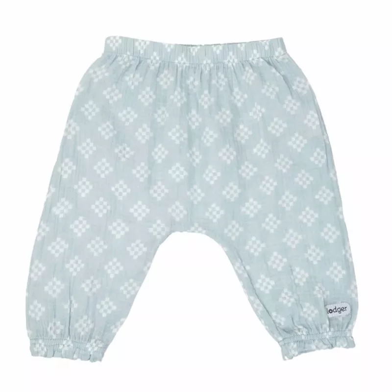 Calças hipster de bebé Lodger Hipster Tribe em musselina, Ice Flow, 74 cm
