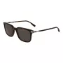 Óculos de sol retangulares de homem Lacoste L6035S-230, armação Havana, lentes castanhas, 53 mm