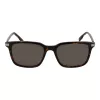 Óculos de sol retangulares de homem Lacoste L6035S-230, armação Havana, lentes castanhas, 53 mm