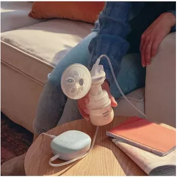 Bomba de leite elétrica individual Philips Avent com biberão de 125 ml