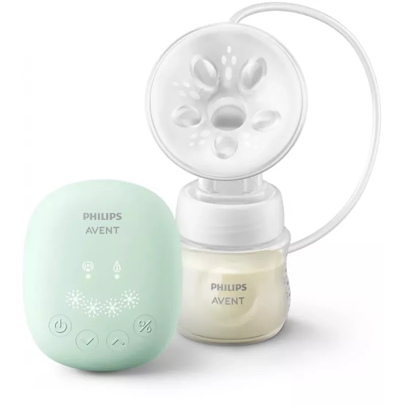 Bomba de leite elétrica individual Philips Avent com biberão de 125 ml