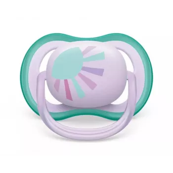 Chupeta Philips Avent Ultra Air Deco 0-6 meses, menina, pack de 1