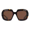 Óculos de sol de mulher Ferragamo SF2068SE-242, cat-eye, Havana/Castanho gradiente, 54 mm