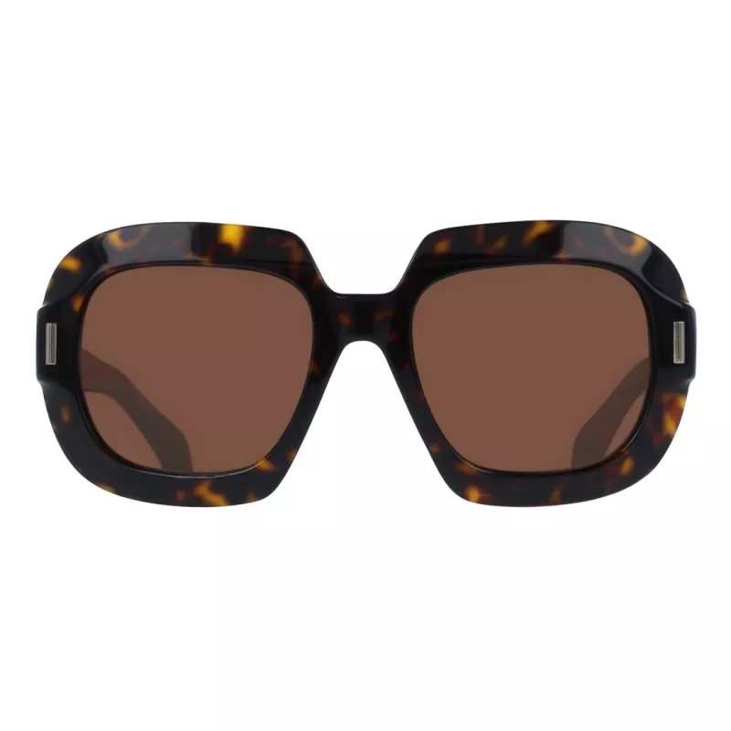 Óculos de sol de mulher Ferragamo SF2068SE-242, cat-eye, Havana/Castanho gradiente, 54 mm