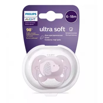Chupeta Philips Avent Ultra Soft DECO 6-18 meses, 1 unid., menina