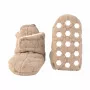 Sapatos de bebé Lodger Slipper Folklore Fleece, bege, 12-18 meses