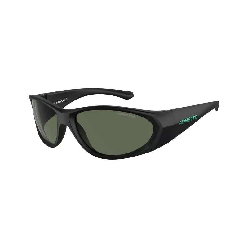 Óculos de sol retangulares Arnette AN4342, preto mate/cinzento, 62-17-125 mm AN4342-275871