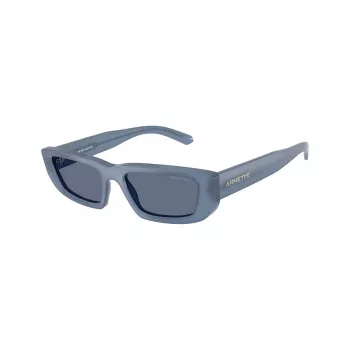 Óculos de sol de mulher Arnette AN4357-124872, armação cinzento transparente, lentes cinzento escuro, 53 mm