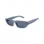 Óculos de sol de mulher Arnette AN4357-124872, armação cinzento transparente, lentes cinzento escuro, 53 mm