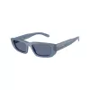 Óculos de sol de mulher Arnette AN4357-124872, armação cinzento transparente, lentes cinzento escuro, 53 mm